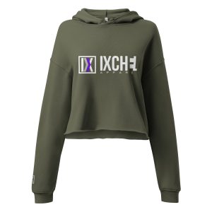 Ixchel Purple Crop Hoodie